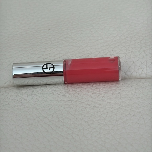 NIB Giorgio Armani Prisma Glass Lip Gloss/02 Candy Halo - Pink/ 1ml Travel Size - Picture 2 of 5